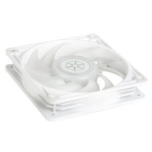 SilverStone VISTA Performance PWM korpuso ventiliatorius, ARGB - 120mm, baltos spalvos - Image 2