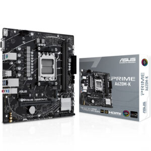 ASUS Prime A620M-K, AMD A620 pagrindinė plokštė, Sockel AM5, DDR5