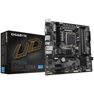 GIGABYTE B760M DS3H DDR4, Intel B760 pagrindinė plokštė - Sockel 1700, DDR4