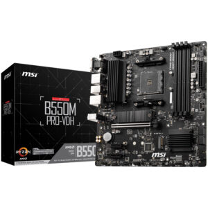 MSI B550M Pro-VDH, AMD B550 pagrindinė plokštė - Sockel AM4