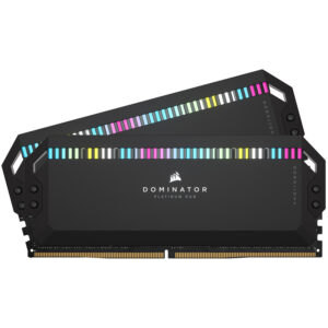 Corsair Dominator Platinum RGB, DDR5-5200, CL40, Intel XMP 3.0 - 64 GB Dual-Kit, juodos spalvos - Image 2