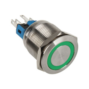 DimasTech Vandalism switch/button 22mm - Silverline - green
