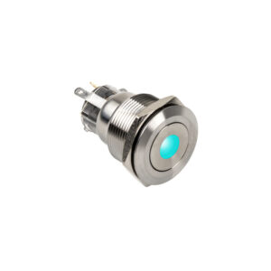 DimasTech Vandalism Button 22mm, Silverline Dot - RGB