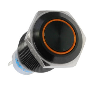 Lamptron Vandal Resistant Switch 16mm - Blackline - orange