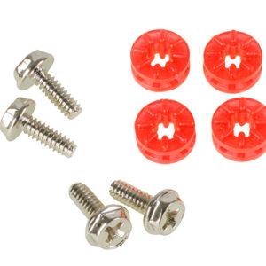 Lamptron HDD Rubber Screws PRO - red - Image 1
