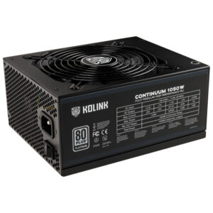 Kolink Continuum 80 PLUS Platinum PSU, modular - 1050 Watt
