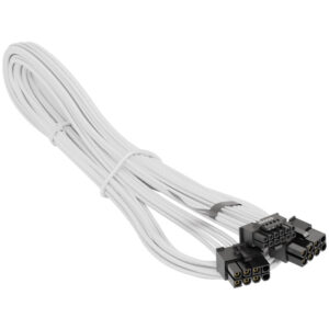 Seasonic 12VHPWR PCIe 5.0 Adapter Cable - baltos spalvos - Image 2