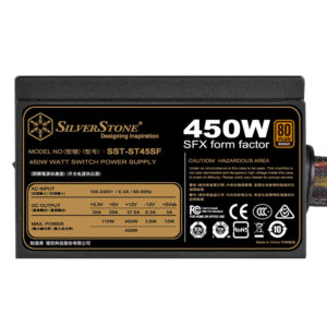 SilverStone SST-ST45SF V3.0 80 PLUS Bronze SFX Power Supply - 450 Watt - Image 2
