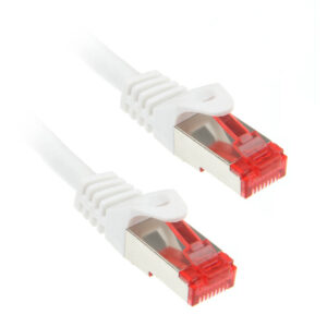 InLine Patch kabelis Cat.6, S/FTP (PiMf), 250MHz, baltos spalvos - 0,5m