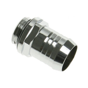 Bitspower jungtis tiesi G1/4 colio AG ant 13 mm ID – blizgi sidabrinė