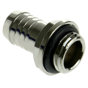 Bitspower tiesi jungtis G1/4 colio AG į 10 mm ID – blizgiai juoda - Image 2