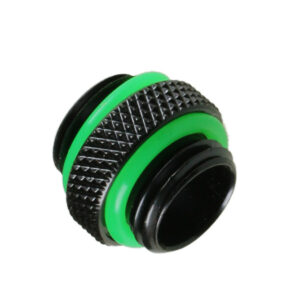 Bitspower Adapter straight G1/4 inch female to G1/4 inch female - matte black - Image 1