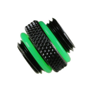 Bitspower Adapter straight G1/4 inch female to G1/4 inch female - matte black - Image 2