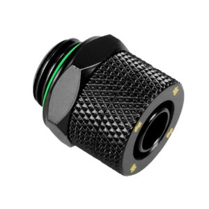 Bitspower tiesus G1/4 colio AG ant 10/8 mm - II jungtis, matinė juoda