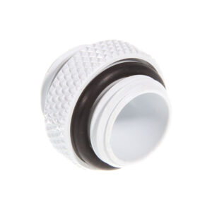Bitspower adapteris, tiesus, G1/4 colio AG į G1/4 colio AG – baltas - Image 1