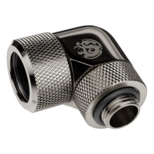 Bitspower Advanced Multi-Link Adapter Connection 90 Degrees G1/4 Inch Female Thread to 16mm OD Hardtube - Rotatable. - Image 2