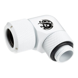 Bitspower Advanced Multi-Link Adapter Connection 90 Degrees G1/4 Inch Male Thread to 12mm OD Hard Tube - Rotatable - Image 2