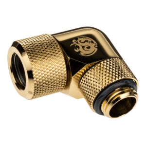 Bitspower Advanced Multi-Link Adapter Connection 90 Degrees G1/4 Inch Female Thread to 12mm Outer Diameter Hard Tube - Rotatable. - Image 2