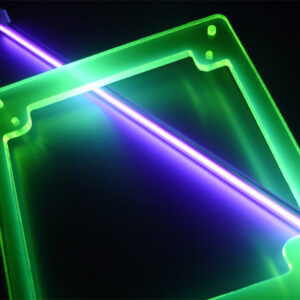 AC Ryan RadGrillz GlowFX 2x120mm - Acrylic UVGreen