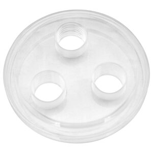 Singularity Computers Protium Triple Port Cap, Cover for Reservoir - Acrylic, transparent