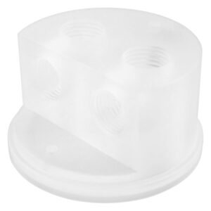 Singularity Computers Protium Quad Port Cap, Cover for Reservoir - Acrylic, matte transparent