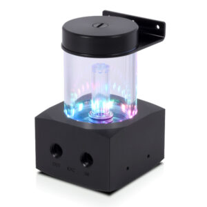 Alphacool Core 100 Aurora ARGB Reservoir with VPP Pump, Acrylic - black - Image 1