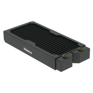 Barrow Dabel-40a Radiator 240 mm - juodos spalvos