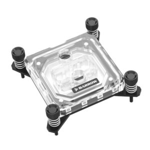 Barrow Intel CPU water block RGB, acrylic - black - Image 2