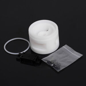 Barrow D5 pump housing, aluminium - white