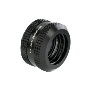 Barrow Hardtube Fitting 12mm, G1/4 inch connection - black