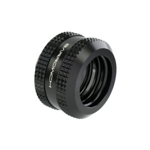 Barrow Hardtube Fitting 16mm, G1/4 inch connection - black