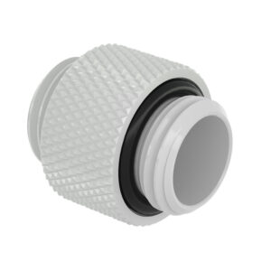 Barrow adapter straight G1/4 inch female to G1/4 inch female, 10mm - white