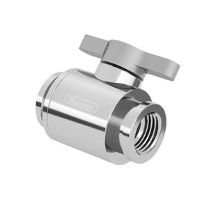 Barrow Ball Valve (10mm) G1/4 inch Ball Valve, silver - silver