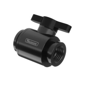 Barrow Ball Valve (10mm) G1/4 inch ball valve, black - black