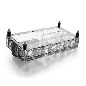 Alphacool Core Distro Plate 240 mm Left with VPP, ARGB - Acrylic - Image 2