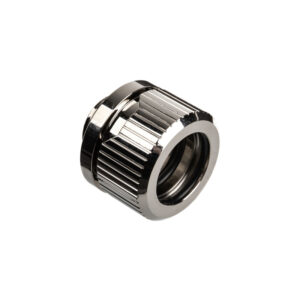 EK Water Blocks EK-Torque HDC 14 fitting straight G1/4 inch female thread to 14mm OD hard tube - silver
