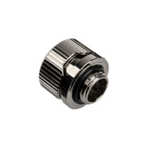 EK Water Blocks EK-Torque HDC 14 fitting straight G1/4 inch female thread to 14mm OD hard tube - silver - Image 2