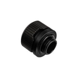 EK Water Blocks EK-Torque HDC 14 fitting straight G1/4 inch female thread to 14mm OD hard tube - black - Image 2