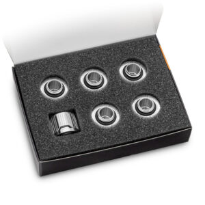 EK Water Blocks EK-Quantum Torque STC 10/16 - 6-pack, silver - Image 2