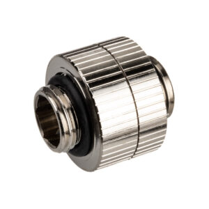 EK Water Blocks EK-Quantum Torque G1/4 Inch Extension Straight MM 14 - Rotatable, Nickel - Image 2