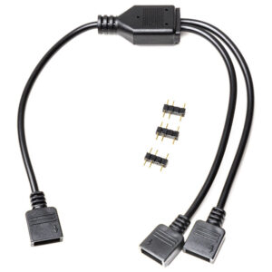 EK Water Blocks EK-Loop D-RGB Splitter Cable, 2-way - black - Image 2