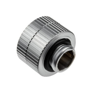 EK Water Blocks EK-Quantum Torque G1/4 Inch Extension Straight Fitting M/F 14 - Rotatable, Satin Titanium - Image 2
