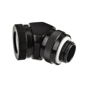 PHANTEKS Rotary Hard Tube Fitting 12mm 45 Degree G1/4 - black, rotatable - Image 2