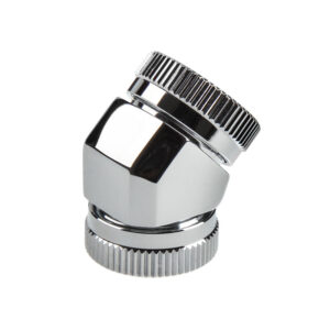 PHANTEKS Hard-Tube Adapter 2x 12mm 45 degrees - chrome