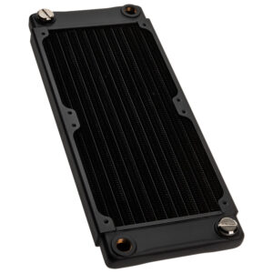 XSPC TX240 Crossflow Ultrathin Radiator - 240mm, juodos spalvos