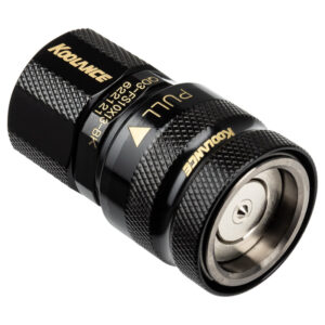 Koolance QD3 quick release straight female to 13/10mm - no-spill, black