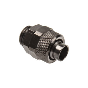 Connection straight G1/4 inch to 13/10mm - black nickel - Image 1