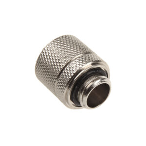 Connection straight G1/4 inch to 13/10mm - knurled, silver - Image 2