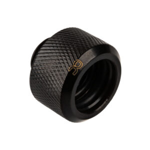 Alphacool Eiszapfen Straight G1/4 inch female thread to 16mm OD hard tube fitting - black