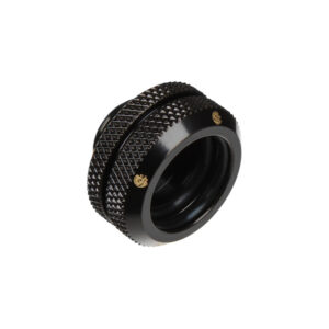 Bitspower Multi-Link Adapter Connection straight G1/4 inch female thread to 16mm OD hard tube - matte black